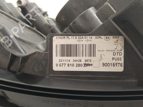 Right headlight PEUGEOT 2008 I (CU_) 1.6 VTi | BP28377488C29