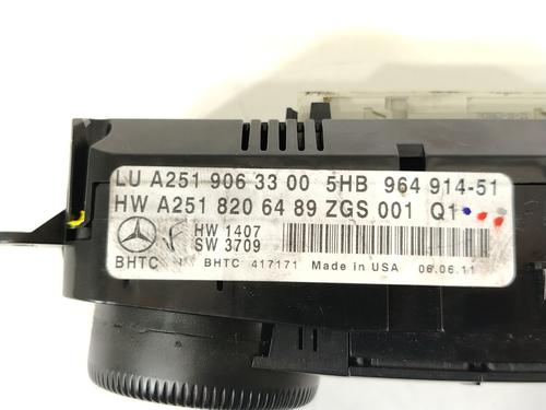 Climate control MERCEDES-BENZ R-CLASS (W251, V251) R 320 CDI 4-matic (251.022, 251.122) | BP32044151I5 