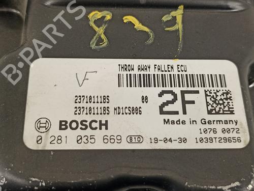 Engine control unit (ECU) DACIA SANDERO II 1.5 Blue dCi 95 (B8JL) | BP15106642M57 
