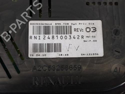 Instrument cluster RENAULT MEGANE III Hatchback (BZ0/1_, B3_)  | BP6040784C47 