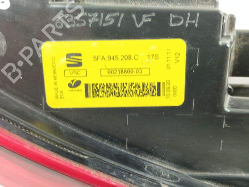 Right taillight SEAT LEON (KL1, KLG) 1.5 TSI | BP38932144C35  - Image 7