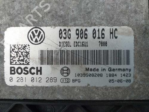 Engine control unit (ECU) SEAT ALTEA (5P1)  | BP4854733M57 