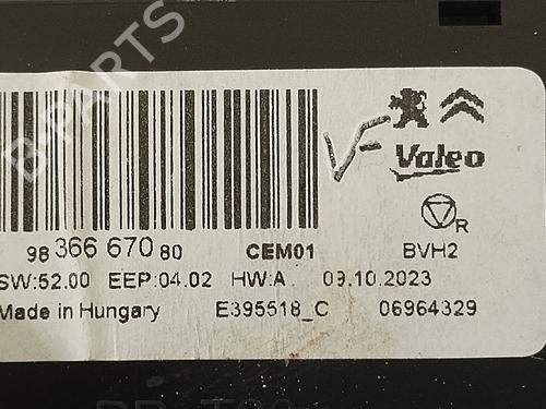 Electronic module PEUGEOT TRAVELLER Bus (V_) 2.0 BlueHDi 145 | BP33431543M83 - Image 4