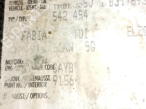 Engine SKODA FABIA II (542) 1.6 TDI | BP30135141M1