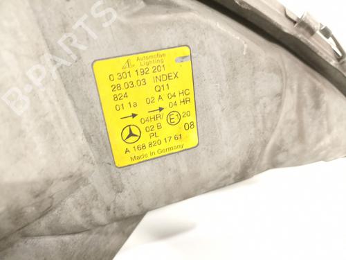 Left headlight MERCEDES-BENZ A-CLASS (W168) A 140 (168.031, 168.131) | BP21387691C28 