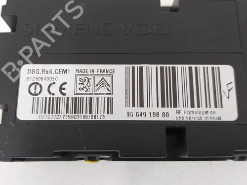 Elektronisk modul CITROËN C5 III (RD_)  | BP9695823M83 