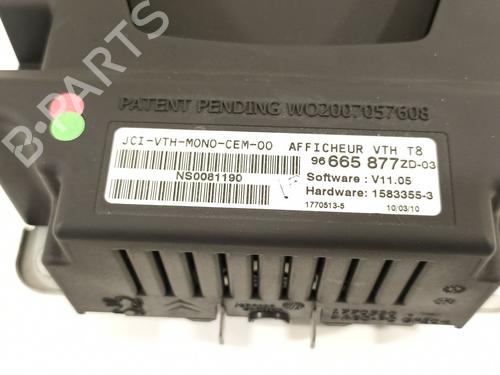 Instrument cluster PEUGEOT 5008 (0U_, 0E_)  | BP19314493C47 