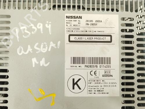 Radio NISSAN QASHQAI I (J10, NJ10) 1.5 dCi | BP28351624E6 