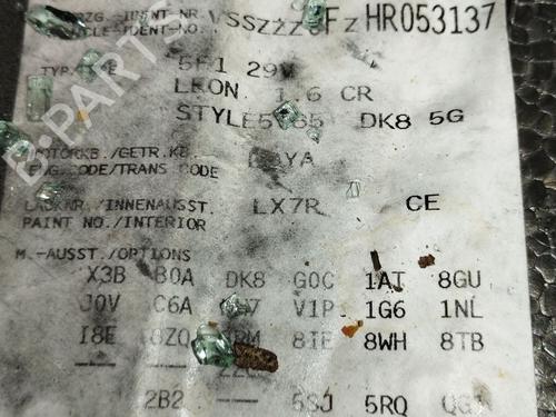 Engine SEAT LEON (5F1) 1.6 TDI | BP30173321M1 