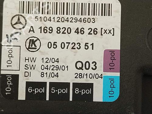 Electronic module MERCEDES-BENZ A-CLASS (W169) A 180 CDI (169.007, 169.307) | BP33434643M83 - Image 4