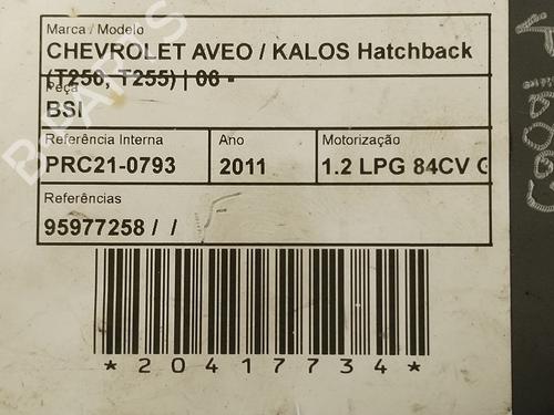 Fuse box CHEVROLET AVEO / KALOS Hatchback (T250, T255) 1.2 | BP33320312E1 - Image 5