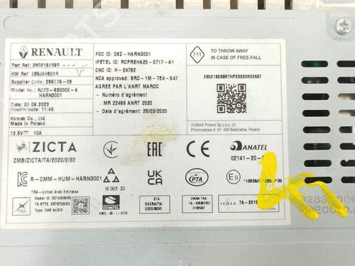 Radio DACIA SANDERO III 1.0 TCe 90 | BP38911076E6  - Image 5