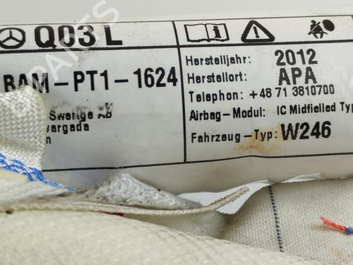 Left curtain airbag MERCEDES-BENZ B-CLASS Sports Tourer (W246, W242) B 200 CDI / d (246.208) | BP12255088C11 