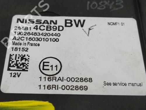Electronic module NISSAN QASHQAI II SUV (J11, J11_)  | BP24842946M83 