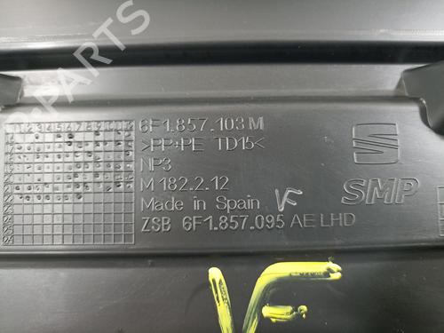 Glove box SEAT IBIZA V (KJ1, KJG) 1.0 TSI | BP16249745C95 