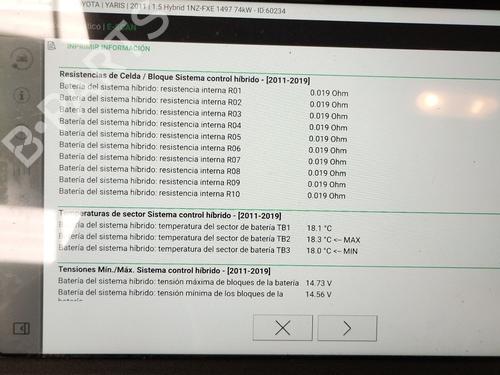 Bateria TOYOTA YARIS (_P13_) 1.5 Hybrid (NHP130_, NHP130) (101 hp) 31046176