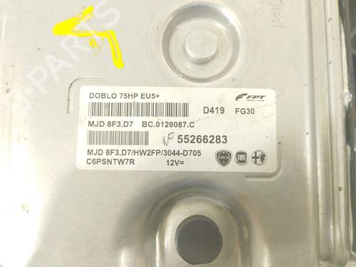 Engine control unit (ECU) FIAT DOBLO Cargo (263_) 1.3 D Multijet | BP38599308M57 - Image 5