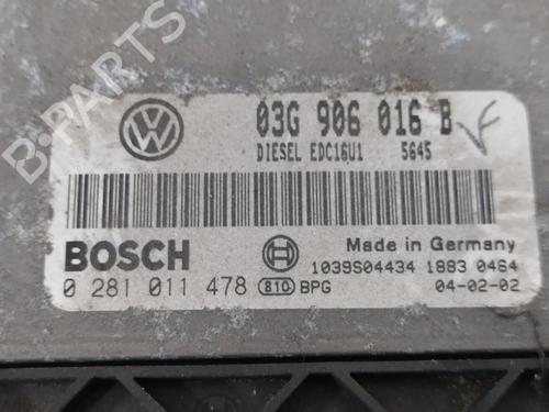 Engine control unit (ECU) VW GOLF V (1K1) 1.9 TDI | BP12529553M57 