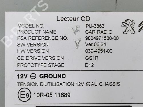Radio CITROËN C4 II (NC_)  | BP9045630E6 