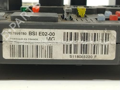 Fuse box PEUGEOT PARTNER MPV (5_, G_) 1.6 HDi 75 | BP31827684E1 
