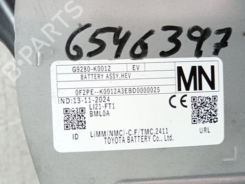 Battery TOYOTA YARIS CROSS (MXP_) 1.5 Hybrid All-wheel Drive (MXPJ15) | BP31622766E11 