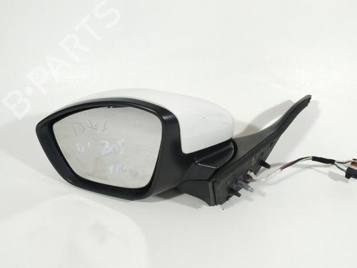 Used Left mirror PEUGEOT 208 I (CA_, CC_) 1.2 VTI 82 (82 hp) 24660205