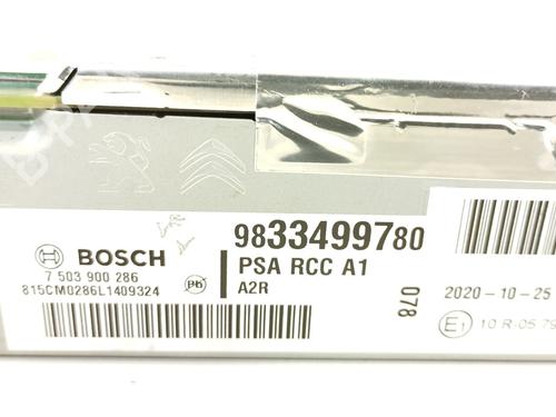 Electronic module PEUGEOT 208 II (UB_, UP_, UW_, UJ_)  | BP12260006M83 