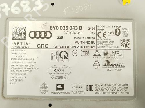 Electronic module AUDI A3 Sportback (8YA, 8YF)  | BP27285361M83 