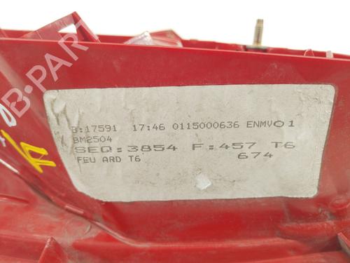 Right taillight PEUGEOT 307 (3A/C) 1.6 HDi | BP26601518C35 