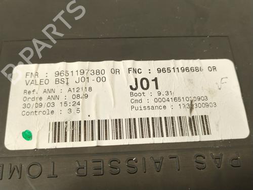 Sicherungskasten CITROËN C5 I Break (DE_) 2.0 HDi (DERHZB, DERHZE) | BP30787352E1