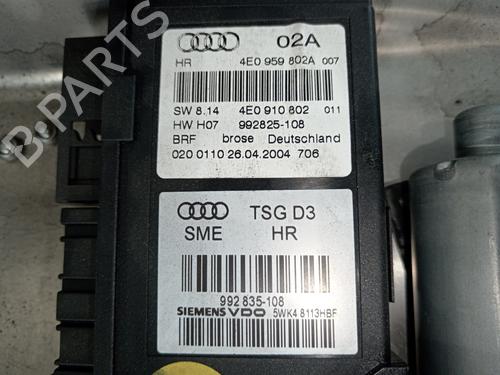 Rear right window mechanism AUDI A8 D3 (4E2, 4E8) 3.0 TDI quattro | BP17515695C25 