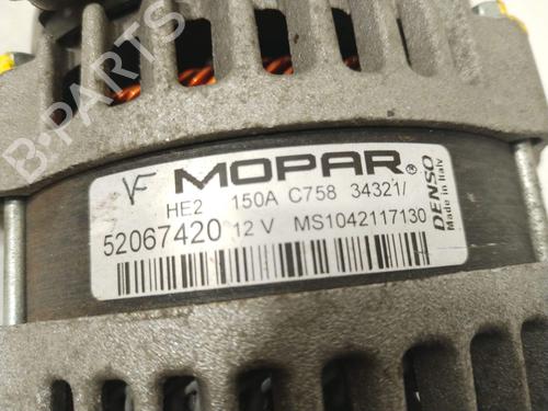 Alternator JEEP RENEGADE SUV (BU, B1, BV) 1.0 T-GDi | BP30637128M7 - Image 2