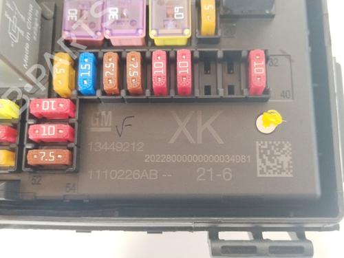 Fuse box OPEL ZAFIRA TOURER C (P12) 1.6 CDTI (75) | BP34471956E1 - Image 7