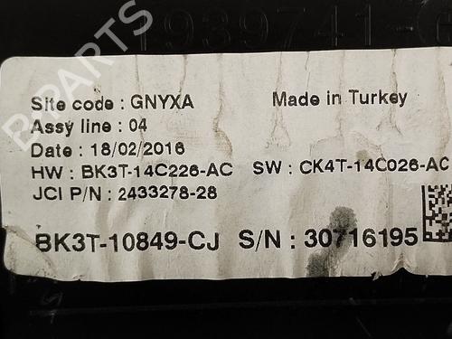 Instrument cluster FORD TRANSIT CUSTOM V362 Van (FY, FZ) 2.2 TDCi | BP33243731C47 - Image 8
