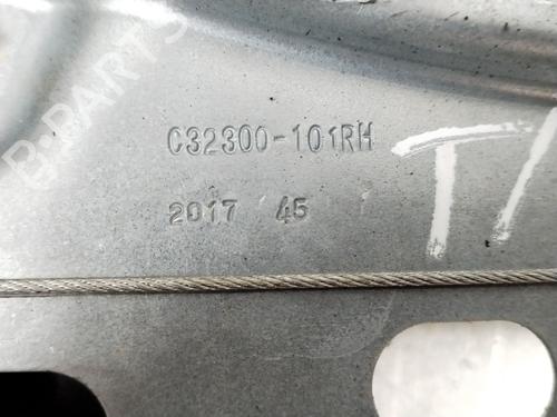 Rudehejsemekanisme Højre bagtil OPEL ASTRA K (B16)  | BP17949950C25 