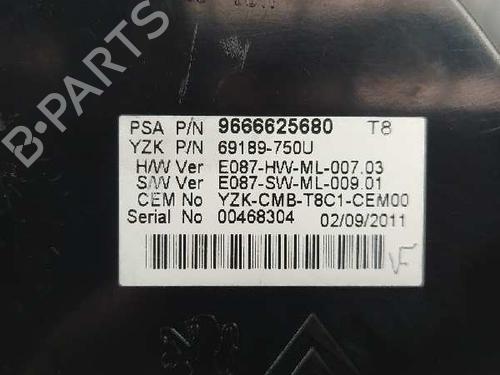 Instrument cluster PEUGEOT 3008 I MPV (0U_) 1.6 HDi | BP5241015C47 
