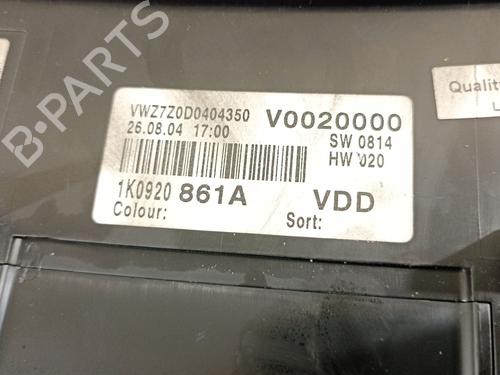 Instrument cluster VW GOLF V (1K1)  | BP16808235C47 