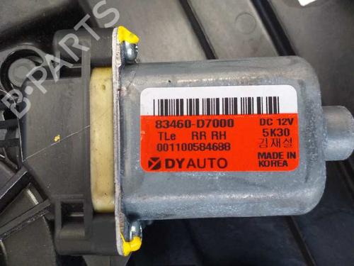 Rear right window mechanism HYUNDAI TUCSON (TL, TLE) 1.7 CRDi | BP6118512C25 