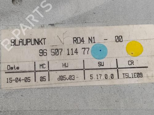Radio PEUGEOT 307 (3A/C)  | BP7858766E6 