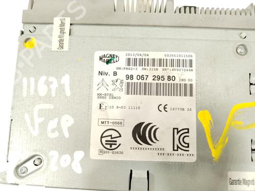 Radio PEUGEOT 208 I (CA_, CC_)  | BP29807961E6