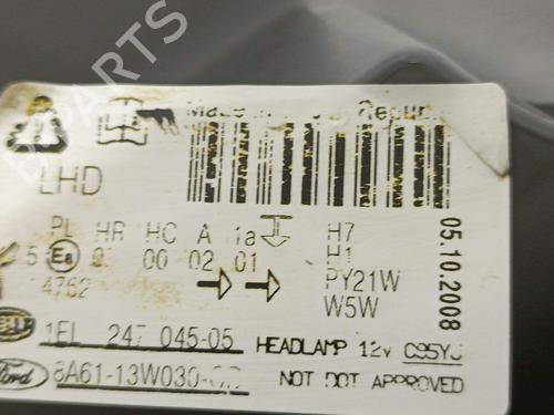 Left headlight FORD FIESTA VI (CB1, CCN) 1.6 TDCi | BP33824673C28 - Image 8