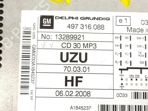 Bilradio OPEL CORSA D (S07)  | BP9556425E6 