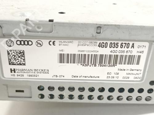 Electronic module AUDI A7 Sportback (4GA, 4GF) 3.0 TDI quattro | BP13581876M83 