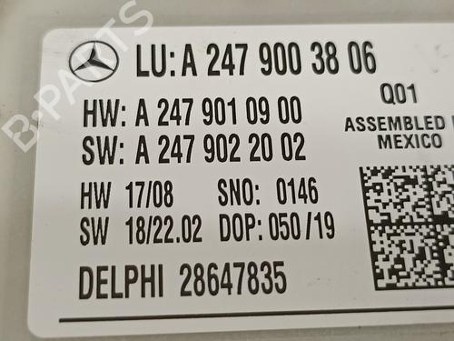 Electronic module MERCEDES-BENZ B-CLASS Sports Tourer (W247) B 200 d (247.012) | BP17703691M83 