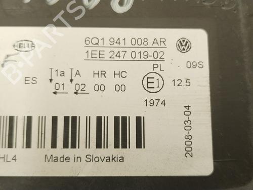 Right headlight VW POLO (9N_, 9A_) 1.4 16V | BP27482180C29 