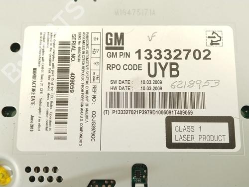 Radio OPEL ASTRA J (P10) | BP19426517E6