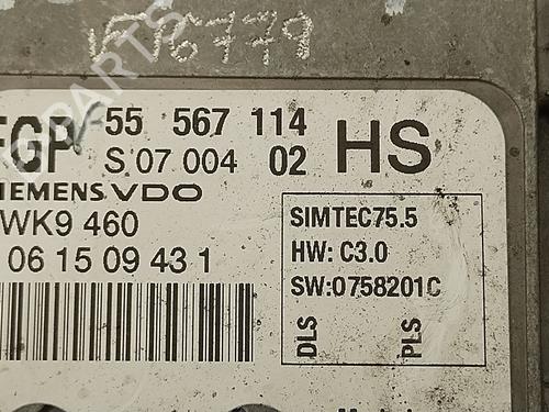 Engine control unit (ECU) OPEL ASTRA H GTC (A04) 1.6 (L08) | BP33182258M57 - Image 4