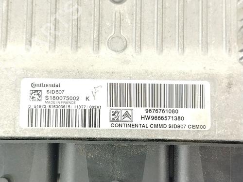 Engine control unit (ECU) PEUGEOT 5008 (0U_, 0E_) 1.6 HDi | BP33794614M57 - Image 3