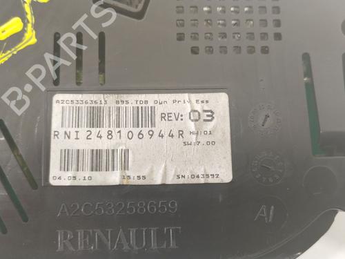 Instrument cluster RENAULT MEGANE III Coupe (DZ0/1_)  | BP1876151C47 