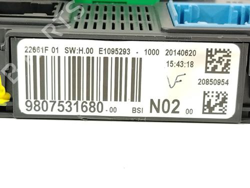 Fuse box CITROËN C4 CACTUS 1.6 HDi 90 | BP31888492E1 